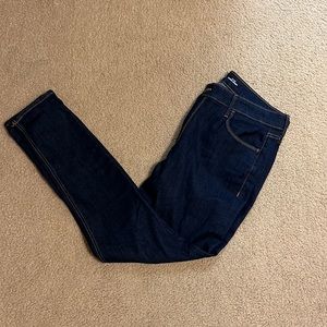 Old Navy High-Rise Super Skinny Dark Wash Jeans - Size 14